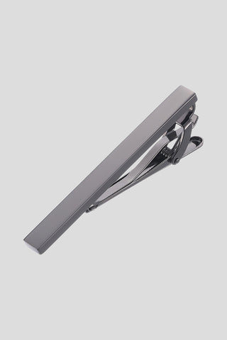 Sort metal slipsenål SUIT CLUB