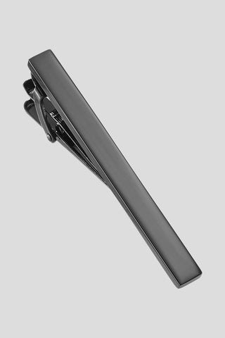 Sort metal slipsenål SUIT CLUB