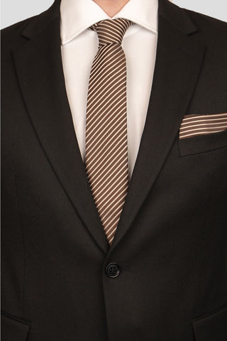 Accessory-pack (Beige og brunt stribet) suitclub.dk