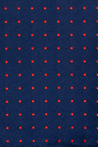 Accessory-pack (Navy & rød prikket) tæt på af farver-SUIT CLUB