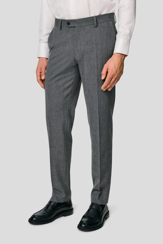 PRESTIGE grå habitbukser med tern