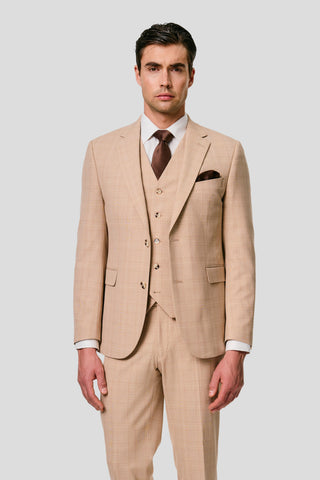 PRESTIGE sand vest med tern