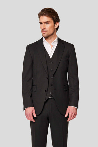 PRESTIGE sort three-piece jakkesæt PRESTIGE