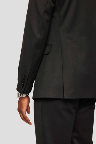 PRESTIGE sort dobbeltradet jakkesæt PRESTIGE