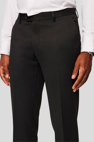 PRESTIGE sort dobbeltradet jakkesæt PRESTIGE