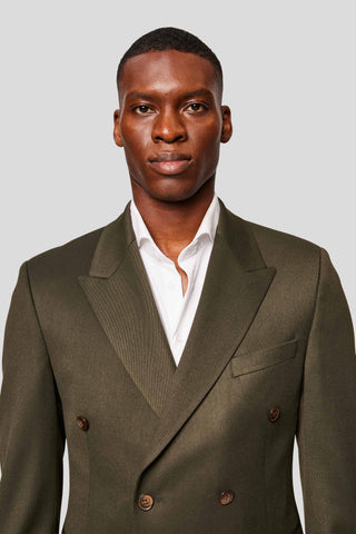 PRESTIGE grøn dobbeltradet blazer - SUIT CLUB