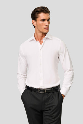 Signatur performance skjorte hvid slim SUIT CLUB