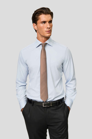 Signatur performance skjorte blå slim SUIT CLUB