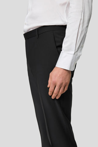 PREMIUM sort dobbeltradet jakkesæt PREMIUM