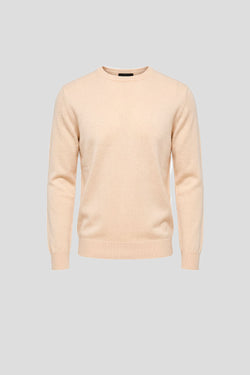 Off-white o-neck striktrøje