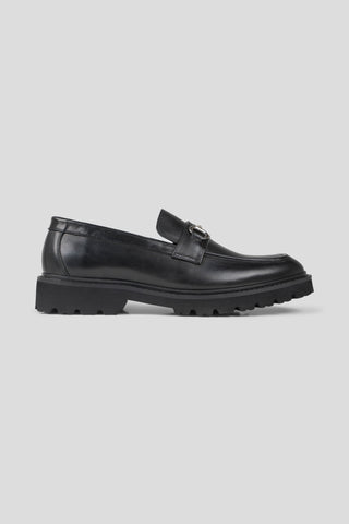 Sort chunky loafer med buckle SUIT CLUB