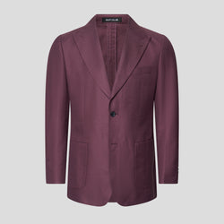 PRESTIGE bordeaux three-piece hørjakkesæt