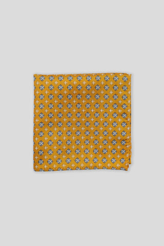 Gul blomstrede lommeklud