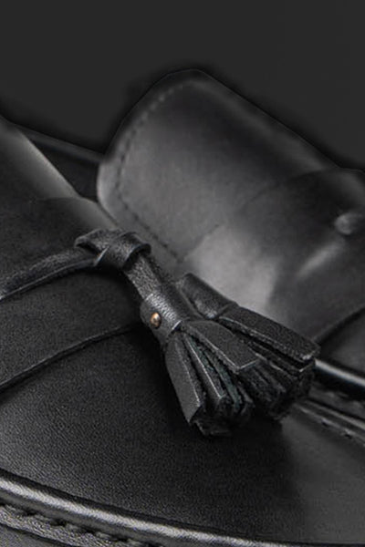 Sort chunky loafer med tassel Sort chunky loafer med tassel