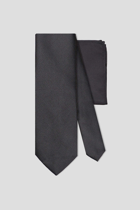 Slips & lommekluds pakke (Sort prikket)
