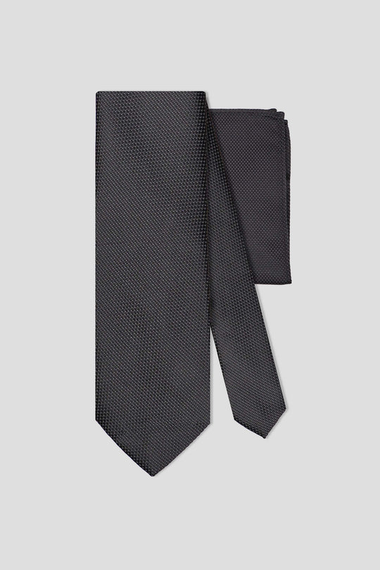Slips & lommekluds pakke (Sort prikket) suitclub.dk