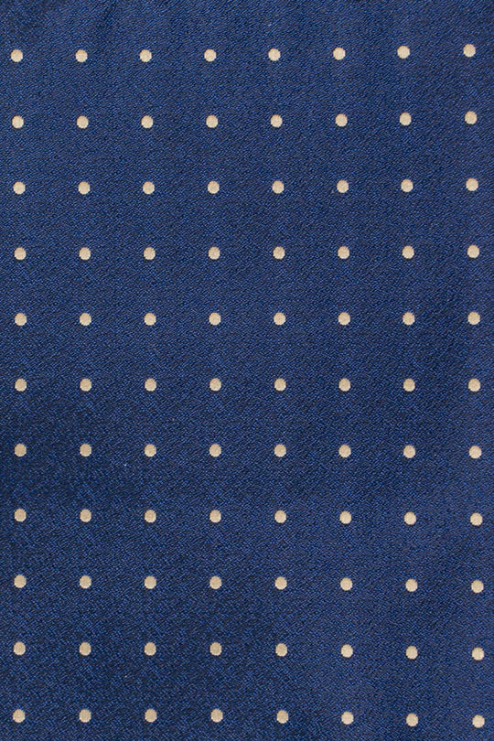 Slips & lommekluds pakke (Navy & grå prikket) suitclub.dk