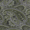 Grünes & weißes Einstecktuch mit Paisley-Muster