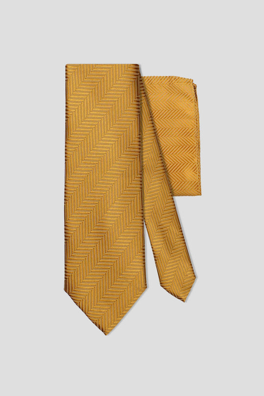 Slips & lommekluds pakke (guld sildeben) suitclub.dk