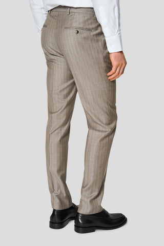 HERITAGE lysegrå habitbukser med nålestriber MBO