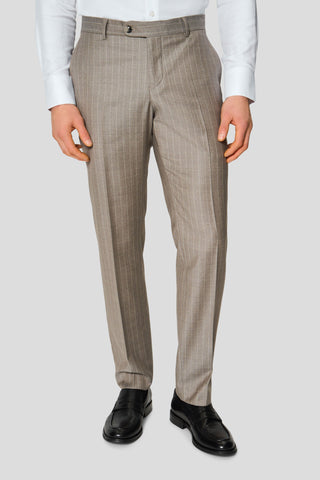 HERITAGE lysegrå habitbukser med nålestriber MBO