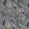 Marineblaue Paisley-Seidenkrawatte