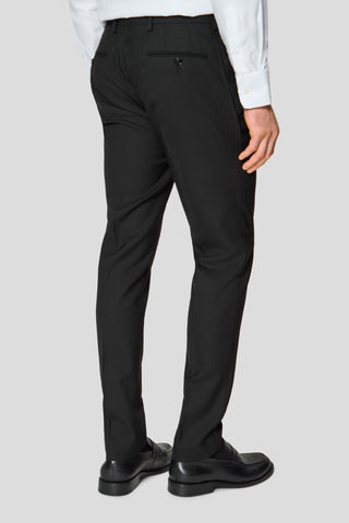 PREMIUM sort jakkesæt med sildeben PREMIUM