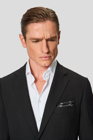 PREMIUM sort jakkesæt med sildeben PREMIUM