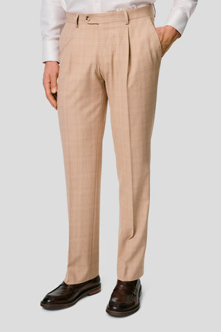 PRESTIGE sand habitbukser med tern PRESTIGE