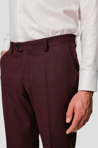 PRESTIGE bordeaux habitbukser med tern PRESTIGE