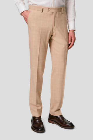 PRESTIGE sand habitbukser med tern PRESTIGE