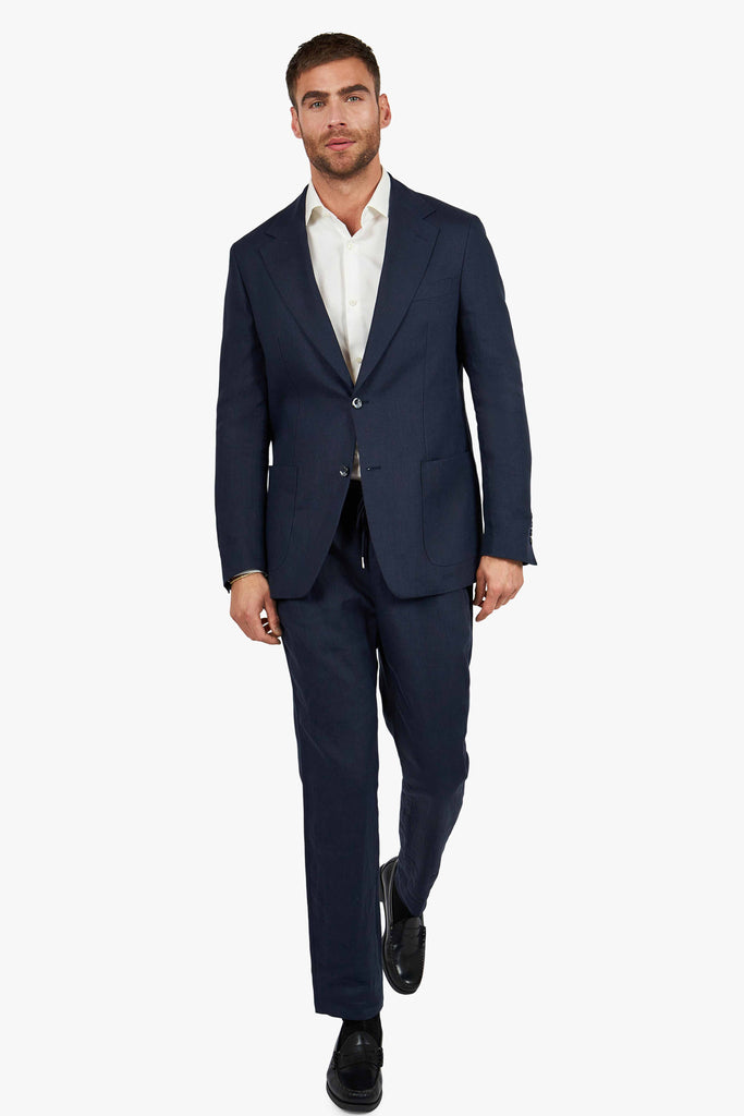 Ibiza Blue hør two-piece suit | 2750.00 kr | Suit Club