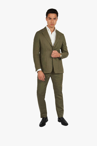 Casablanca Khaki hør bukser | 999.00 kr | Suit Club