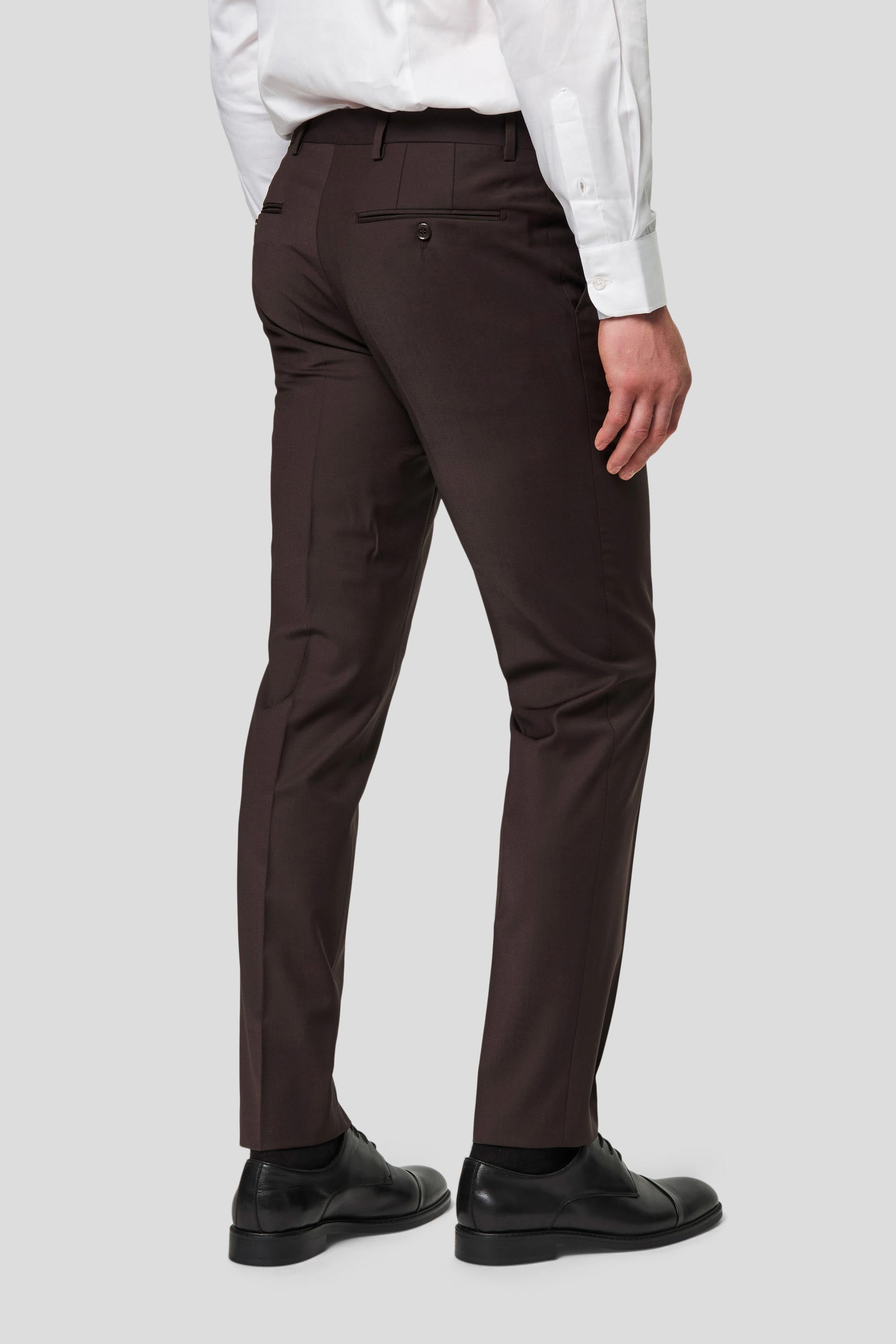 PREMIUM brunt three-piece jakkesæt PREMIUM