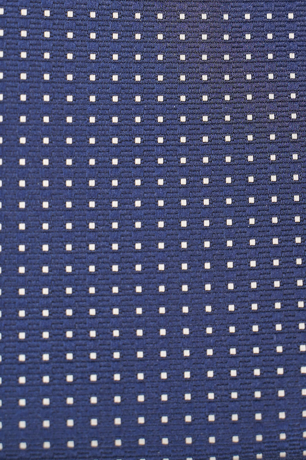 Navy & guld prikket lommeklud PVD