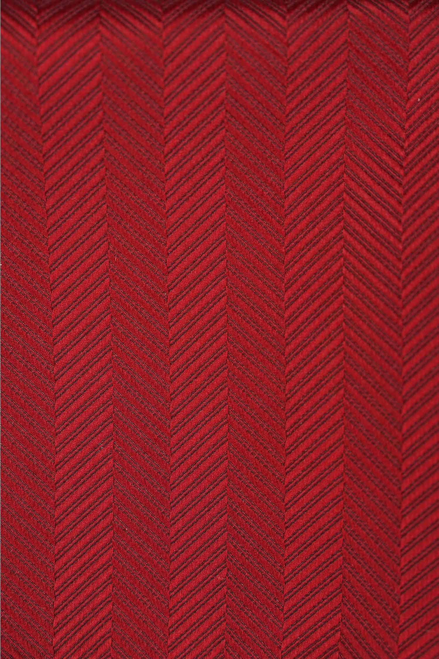 Rødt sildeben lommeklud PVD