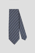 Navy & hvid stribet slips