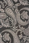Slips & lommekluds pakke (Sort & beige paisley)
