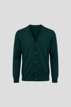 Mørkegrøn cardigan