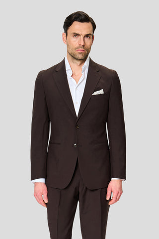 PREMIUM brunt jakkesæt