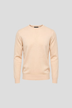 Off-white o-neck striktrøje
