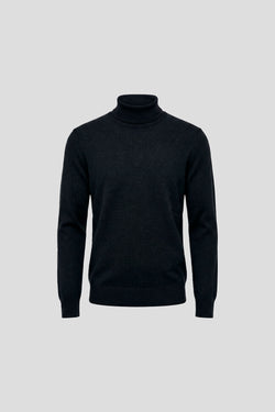 Sort turtleneck