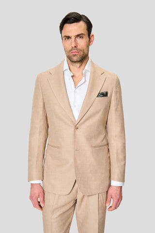 PRESTIGE sand hørjakkesæt