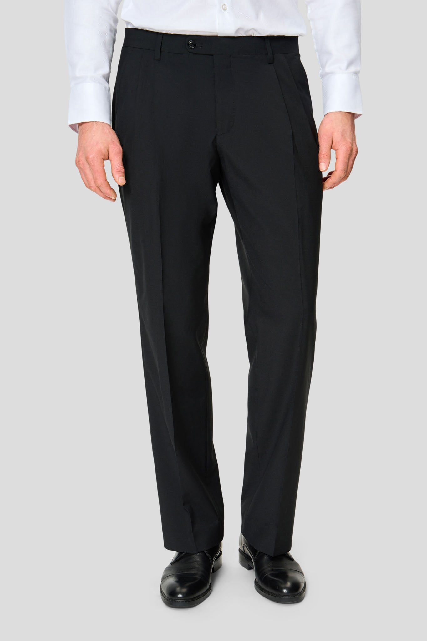 PREMIUM sort three-piece jakkesæt