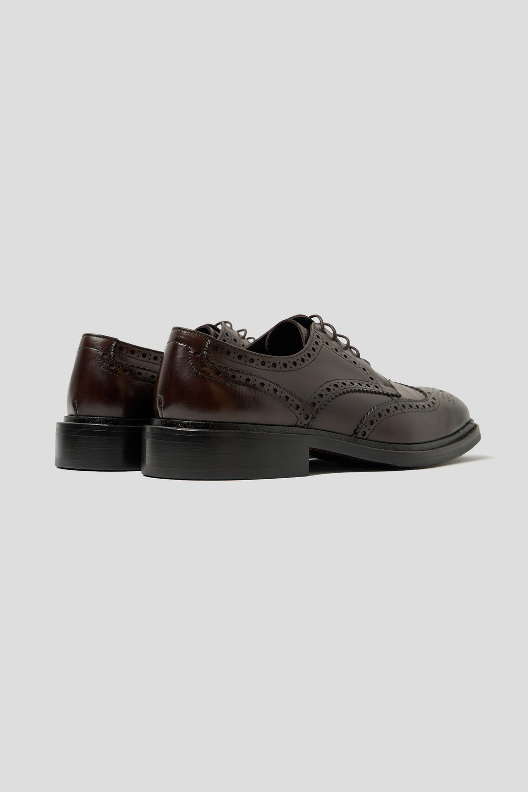 Braune Brogue-Schuhe