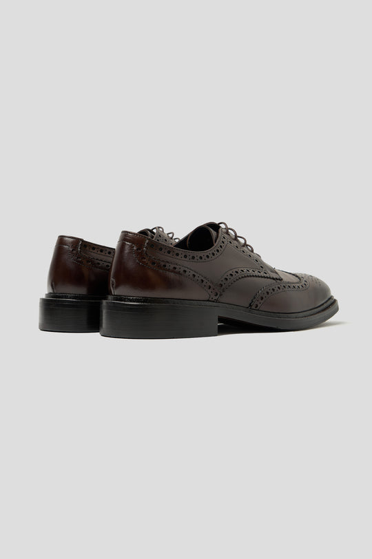 Braune Brogue-Schuhe