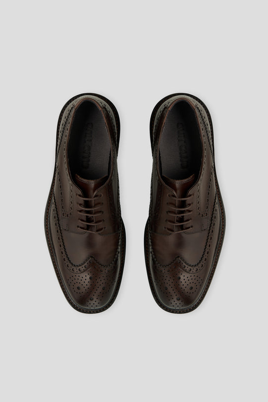 Braune Brogue-Schuhe