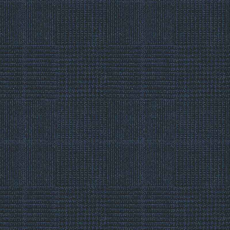 CUSTOM navy uld jakkesæt med tern SUIT CLUB