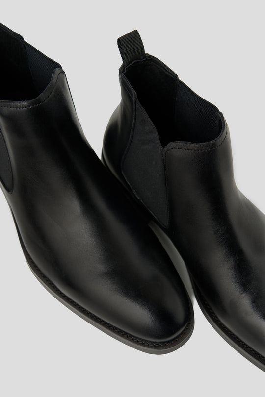 Schwarze Chelsea-Boots