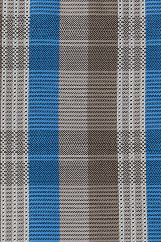 Brunt og blåt ternet slips PVD